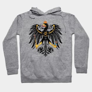 Prussia - Vintage Style Coat of Arms Eagle Design Hoodie